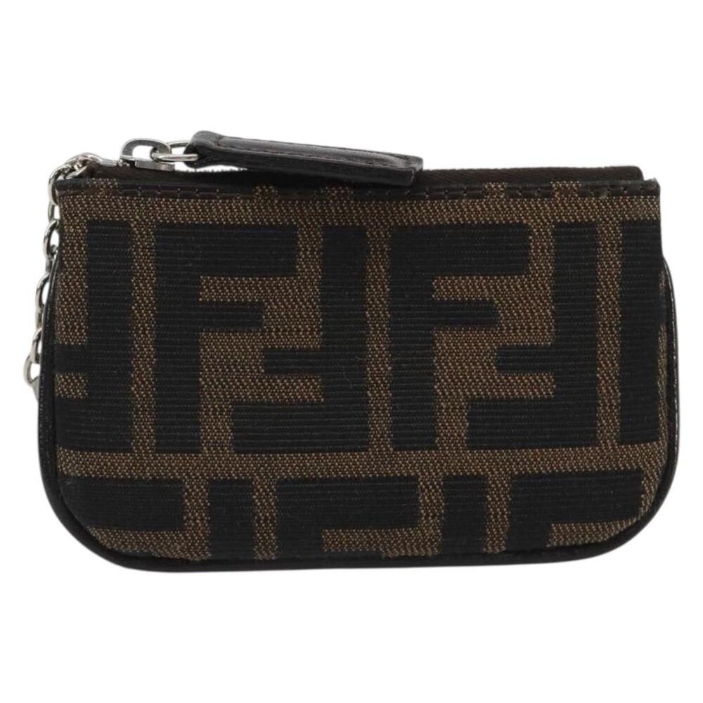Fendi Zucca Coin Purse Brown